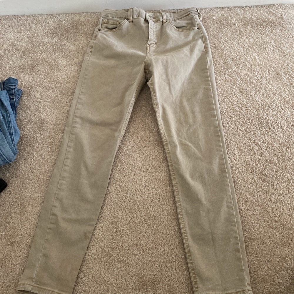 Top shop “Jaime” “Jamie” size 30 khaki skinny tan pants